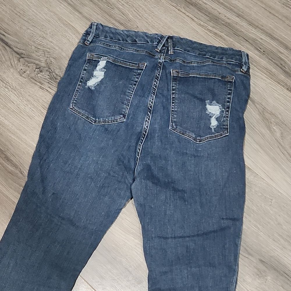GUC Good American Alwaya Fit Good Legs Skinny Rugged Skinny Jeans - Picture 7 of 8
